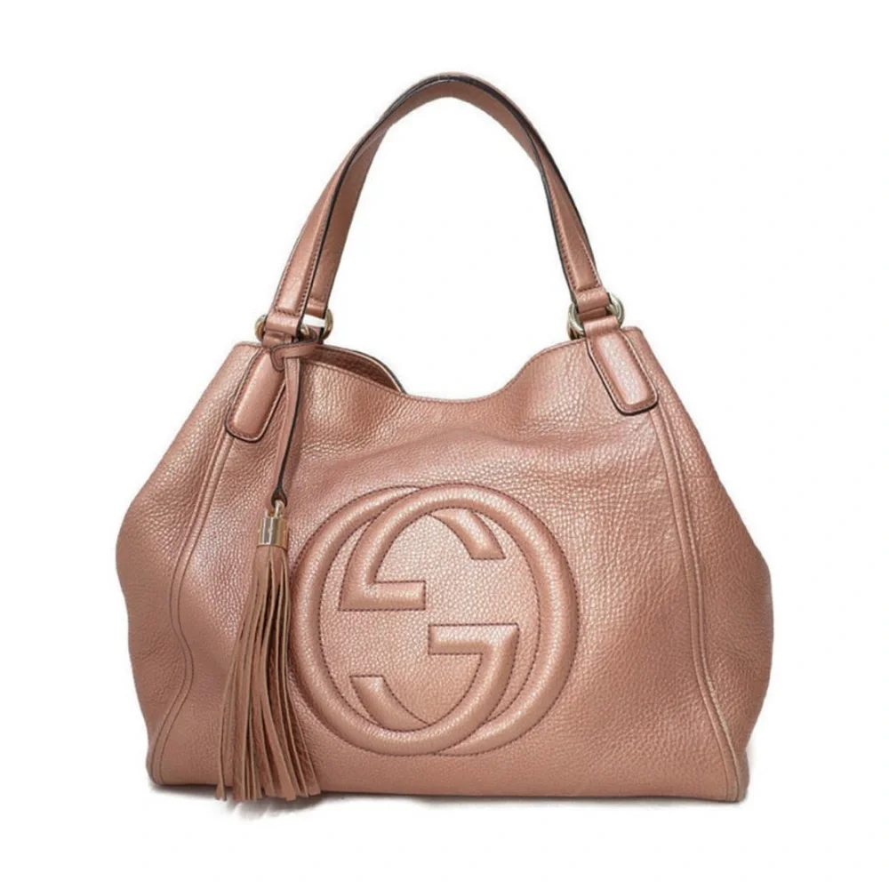 Gucci Soho Chain Strap Shoulder Bag Leather medium it’s 2way with strap &Wallet - Picture 3 of 16